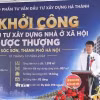 Phó Chủ tịch Ủy ban Nhân dân xã Sóc Sơn Trịnh Văn Duy phát biểu tại buổi lễ. (Ảnh: Quốc Lũy/TTXVN)