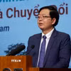 Phó Thủ tướng Chính phủ Hồ Quốc Dũng phát biểu tại chương trình. (Ảnh: Đình Quân/TTXVN)