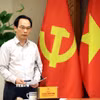 Bộ trưởng Bộ Giáo dục và Đào tạo Hoàng Minh Sơn (Ảnh: Tuấn Anh/TTXVN)