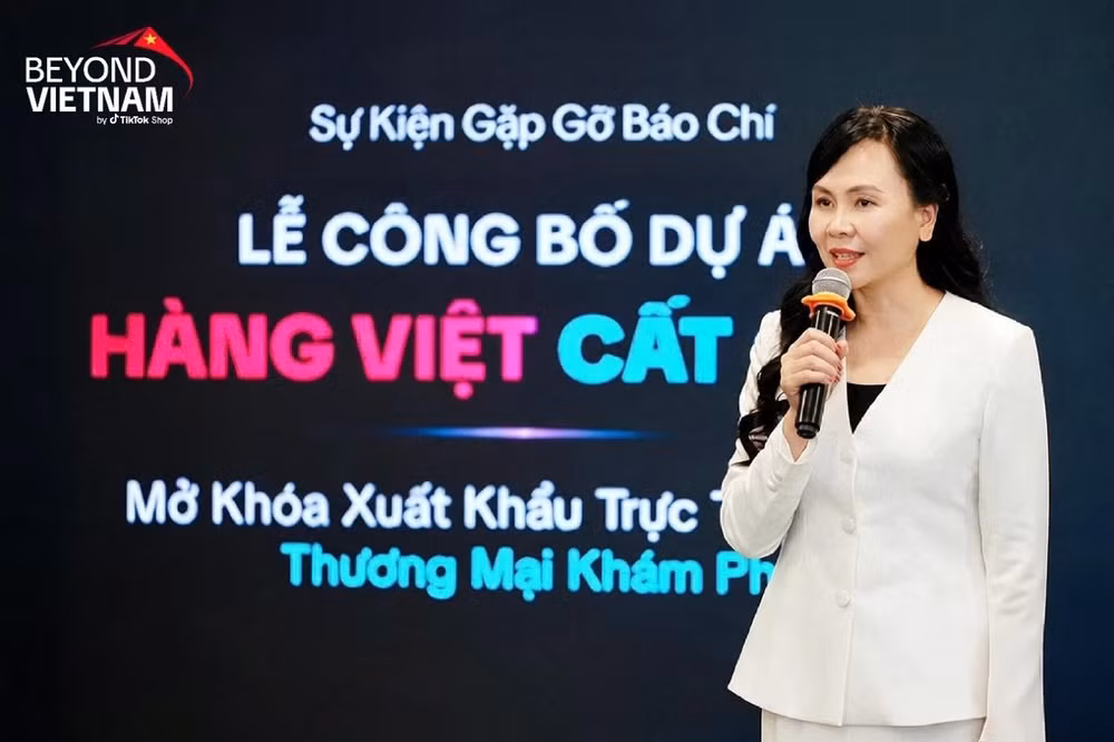 Bà Lê Hoàng Oanh, Cục trưởng Cục Thương mại điện tử và Kinh tế số, Bộ Công Thương. (Ảnh: Bộ Công Thương)