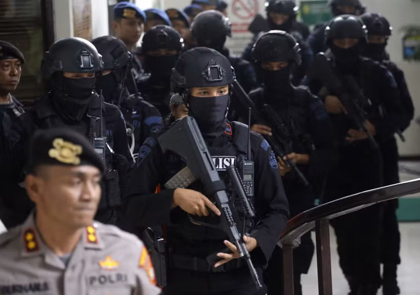 Lực lượng chống khủng bố của Indonesia. (Nguồn: WTOP.com)