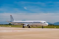 Vietravel Airlines đặt mục tiêu tăng tốc đầu tư đồng bộ cả về quy mô đội tàu bay. (Ảnh: PV/Vietnam+)