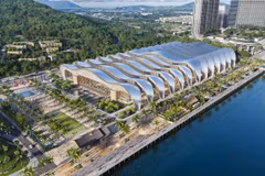 Trung tâm hội nghị và triển lãm APEC được đặt mục tiêu hoàn thiện vào cuối tháng 1/2027.
