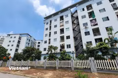 Một dự án nhà ở xã hội tại phường Việt Hưng, thành phố Hà Nội. (Ảnh: Việt Hùng/Vietnam+)