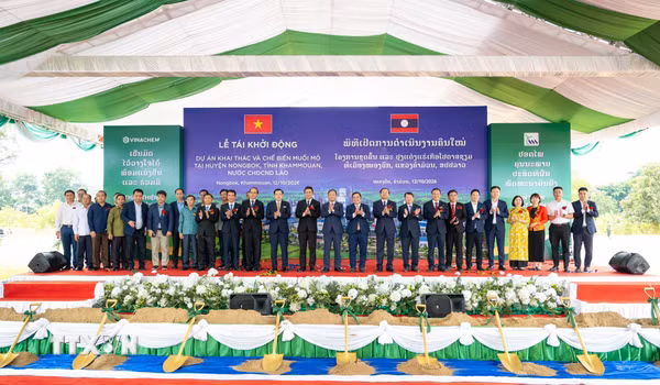 Tái khởi động dự án khai thác và chế biến muối mỏ Kali tại Lào