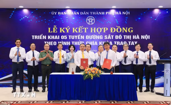 Hà Nội triển khai 5 tuyến đường sắt đô thị theo hình thức “chìa khóa trao tay”