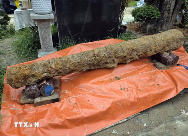Đà Nẵng phát lộ thêm súng thần công tại Thành Điện Hải