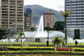 Khu vực quảng trường Plaza Venezuela. (Ảnh: DDN)