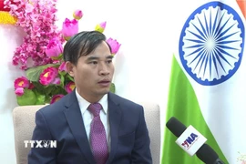 Tham tán Thương mại Việt Nam tại Ấn Độ Bùi Trung Thướng. (Ảnh: Quang Trung/TTXVN)