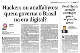 Bài viết trên tờ Correio Braziliense của Brazil ngày 8/7/2025. (Ảnh: TTXVN phát)