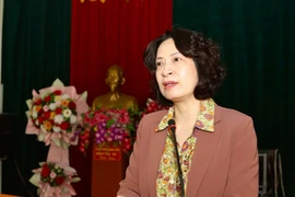 Thứ trưởng Nguyễn Thị Liên Hương. (Ảnh: Cổng Thông tin Điện tử Bộ Y tế)