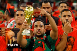 Các cổ động viên Maroc. (Ảnh minh họa. AFP/TTXVN)