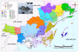 Bản đồ hành chính tỉnh Quảng Ninh. (Ảnh: Cổng Thông tin Điện tử tỉnh Quảng Ninh)