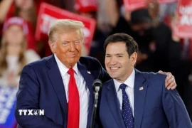 Tổng thống Donald Trump và ông Marco Rubio. (Ảnh: REUTERS/TTXVN)