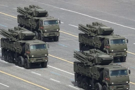 Hệ thống phòng không Pantsir-S1. (Ảnh: TASS-Yonhap)