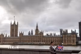 Trụ sở Quốc hội Anh tại thủ đô London. (Ảnh: THX/TTXVN)