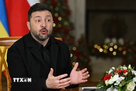 Tổng thống Ukraine Volodymyr Zelensky. (Ảnh: PAP/TTXVN)