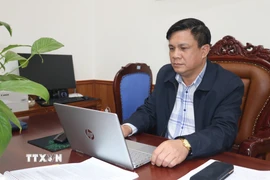 Ông Vũ Văn Phúc, Phó Bí thư Thường trực Đảng ủy phường Hồng Châu (Hưng Yên) bày tỏ tin tưởng, kỳ vọng vào những quyết sách của Đại hội đại biểu toàn quốc lần thứ XIV của Đảng. (Ảnh: Mạnh Khánh/TTXVN)