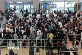 Sân bay Hàn Quốc đón lượng khách kỷ lục trong kỳ nghỉ Tết Trung Thu