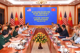 Quang cảnh buổi đối thoại. (Ảnh: Trọng Đức/TTXVN)