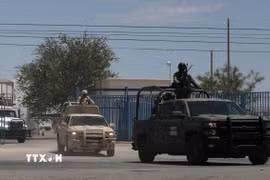 Binh sỹ Mexico. (Ảnh: AFP/TTXVN)