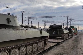 Một căn cứ quân sự của Nga. (Nguồn: Bộ Quốc phòng Nga)