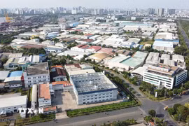 Một góc Khu chế xuất Tân Thuận, Thành phố Hồ Chí Minh. (Ảnh: Trung Tuyến-TTXVN)