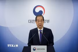 Cựu Thủ tướng Hàn Quốc Han Duck Soo. (Ảnh: Yonhap/TTXVN)