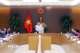 Phó Thủ tướng Lê Thành Long phát biểu. (Ảnh: Phạm Kiên/TTXVN)