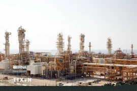 Mỏ khí đốt South Pars của Iran. (Ảnh: IRNA/TTXVN)