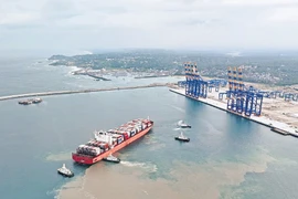 Cảng biển quốc tế Vizhinjam ở Ấn Độ. (Ảnh: newindianexpress)