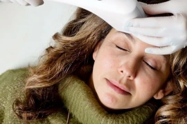 Công nghệ chống lão hóa của thiết bị SUPERB dựa trên sóng siêu âm. (Ảnh: Sofwave)