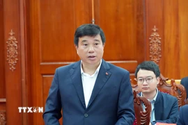 Ông Y Thanh Hà Niê Kđăm, Ủy viên Trung ương Đảng, Bí thư Tỉnh ủy Lâm Đồng. (Ảnh: Chu Quốc Hùng/TTXVN)