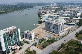 Trụ sở cơ quan Nhà nước mới được xây dựng tại Khu công nghiệp Biên Hòa 1, tỉnh Đồng Nai. (Ảnh: Công Phong/TTXVN)