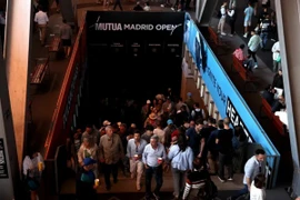 Một phần hệ thống tàu điện ngầm Madrid được sơ tán khẩn cấp.. (Ảnh: Reuters)