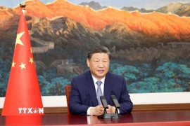 Chủ tịch Trung Quốc Tập Cận Bình. (Ảnh: THX/TTXVN)