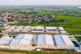 Cụm công nghiệp Hưng Nhân, Hưng Yên. (Ảnh: Thu Hoài/TTXVN)