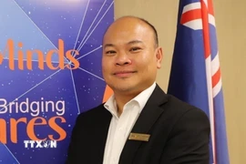 Tiến sỹ Trần Nam Nghiệp, Chủ tịch Chi hội Hội trí thức và chuyên gia Việt Nam tại Australia (VASEA) tại bang Nam Australia, hiện là Phó trưởng khoa phụ trách hợp tác quốc tế tại Đại học Adelaide. (Ảnh: Thanh Tú/TTXVN)