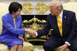 Tổng thống Mỹ Donald Trump và Thủ tướng Nhật Bản Sanae Takaichi. (Ảnh: Getty Images)