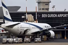 Sân bay quốc tế Ben Gurion ở phía Đông Nam thành phố Tel Aviv, Israel. (Ảnh: IRNA/TTXVN)
