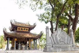 Lăng Kinh Dương Vương. (Ảnh: Báo và phát thanh, truyền hình tỉnh Bắc Ninh)