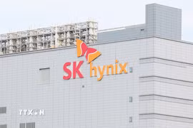 Trụ sở công ty SK hynix tại Incheon, Hàn Quốc. (Ảnh: Yonhap/TTXVN)