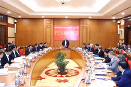 Tổng Bí thư Tô Lâm chủ trì Phiên họp thứ 27 Ban Chỉ đạo Trung ương về phòng, chống tham nhũng, lãng phí, tiêu cực. (Ảnh: Phương Hoa/TTXVN)