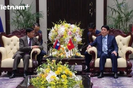 Chủ tịch nước Lương Cường tiếp Tổng Bí thư, Chủ tịch nước Lào