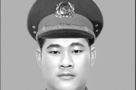 Đồng chí Nguyễn Văn Kha, cán bộ Công an xã Vĩnh Tường (huyện Vị Thủy) hy sinh khi thi hành công vụ.