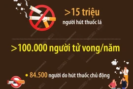 Việt Nam có hơn 100.000 người tử vong mỗi năm liên quan đến hút thuốc lá