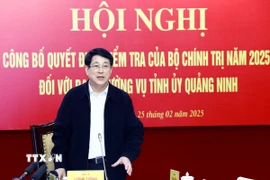 Chủ tịch nước Lương Cường phát biểu chỉ đạo. (Ảnh: Lâm Khánh/TTXVN)