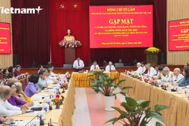 Tổng Bí thư Tô Lâm gặp mặt cán bộ lão thành, người có công, gia đình chính sách tại miền Nam