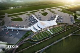 Nhà ga Cảng Hàng không Quốc tế Long Thành. (Ảnh: Sỹ Tuyên/TTXVN)