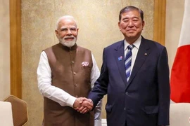 Thủ tướng Nhật Bản Shigeru Ishiba và người đồng cấp Ấn Độ Narendra Modi. (Ảnh: indiatoday)